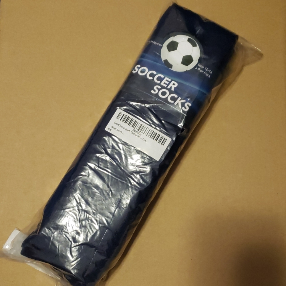 3 pack Navy Soccer Socks